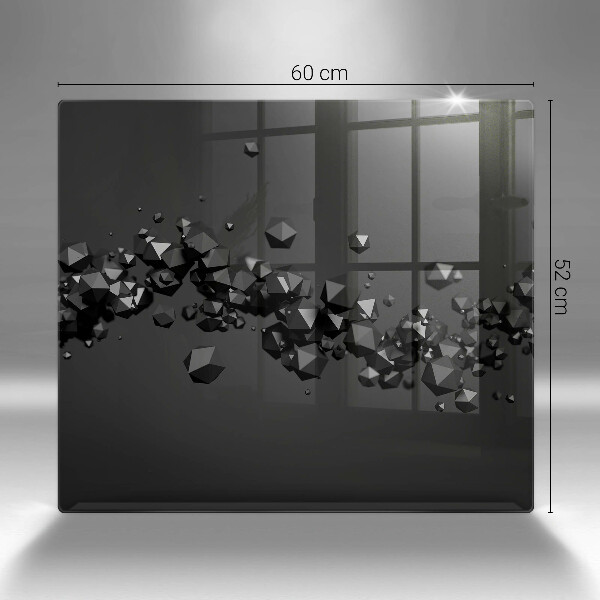 Glashällskydd unik 3D-former abstraktion