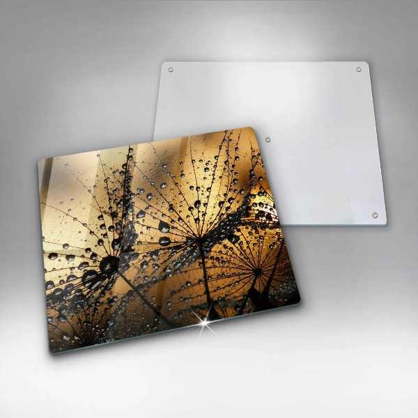 Spisskyddsplatta unik Dagg och maskrosor