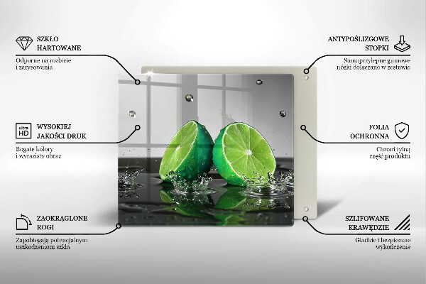 Glashällskydd unik Saftiga lime och vatten