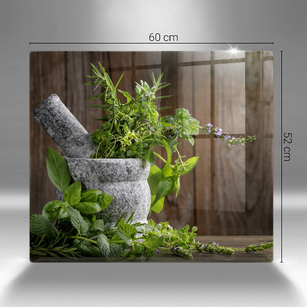 Spisskyddsplatta unik Planterar örter och trä