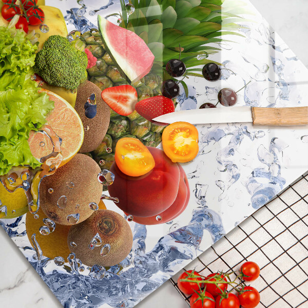 Glashällskydd unik Saftig frukt och vatten