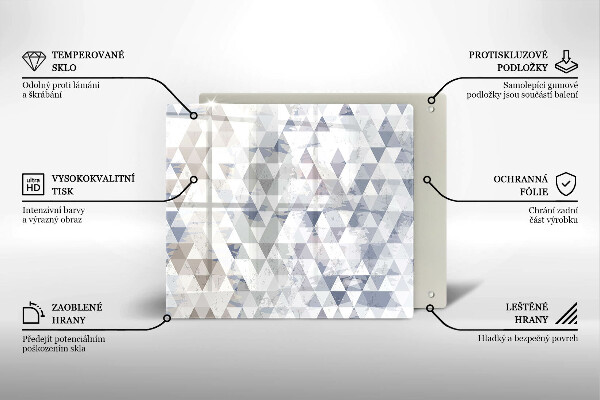 Kokkärlskydd unik Trianglar mönster