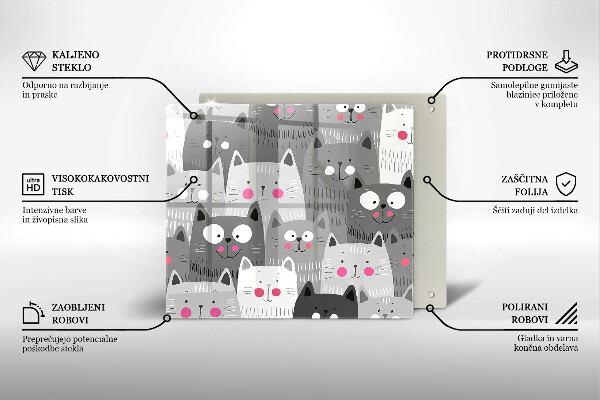 Kokkärlskydd unik Katter illustration
