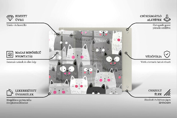 Kokkärlskydd unik Katter illustration