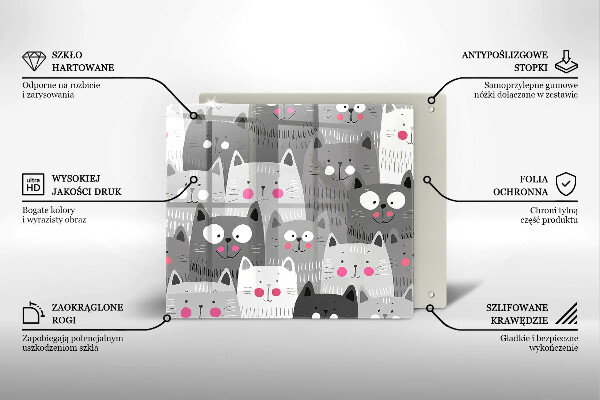 Kokkärlskydd unik Katter illustration