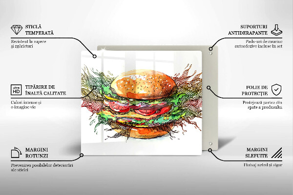 Spisskyddsplatta unik Hamburgerteckning