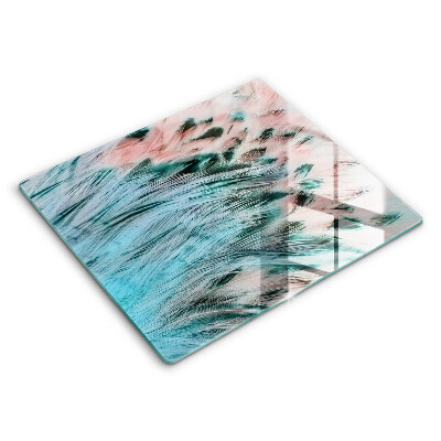 Glashällskydd unik Boho fågelfjädrar