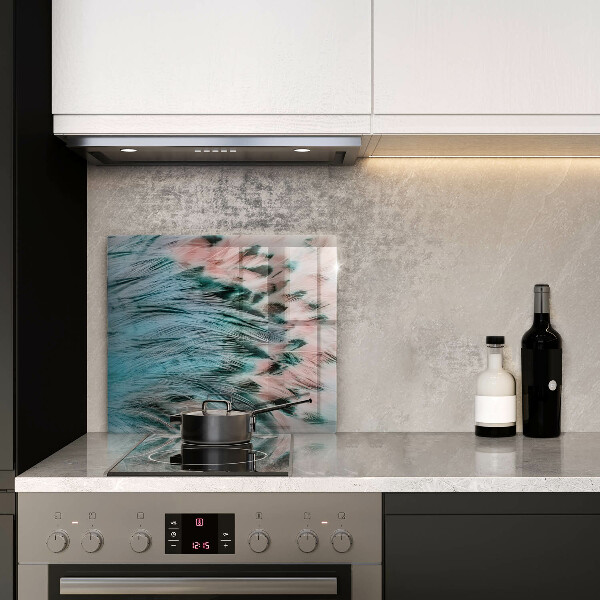 Glashällskydd unik Boho fågelfjädrar