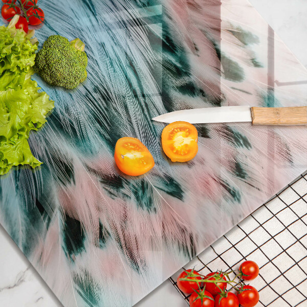 Glashällskydd unik Boho fågelfjädrar