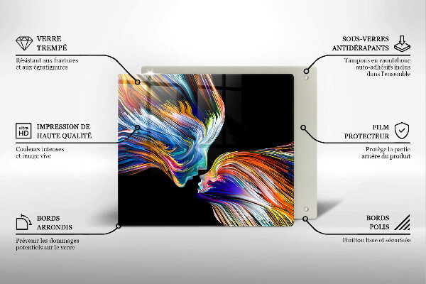 Kokkärlskydd unik Kyss abstraktion