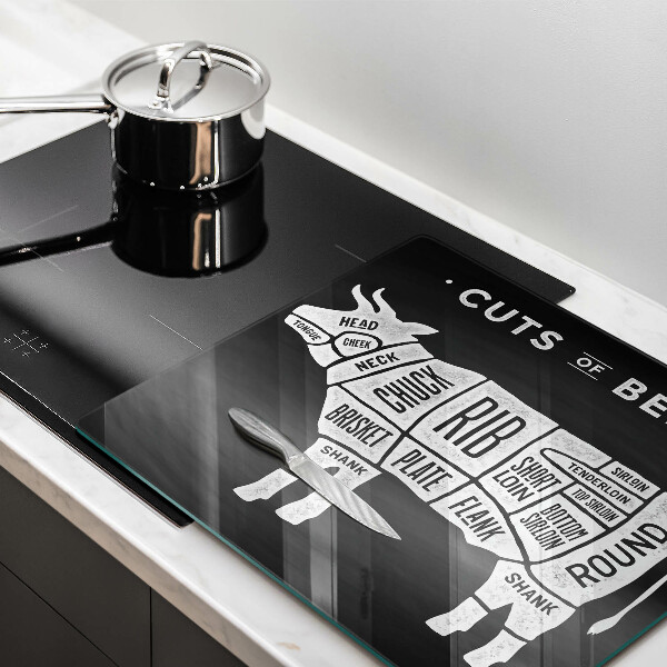 Skydd för induktionsspis unik Ko kött nötkött