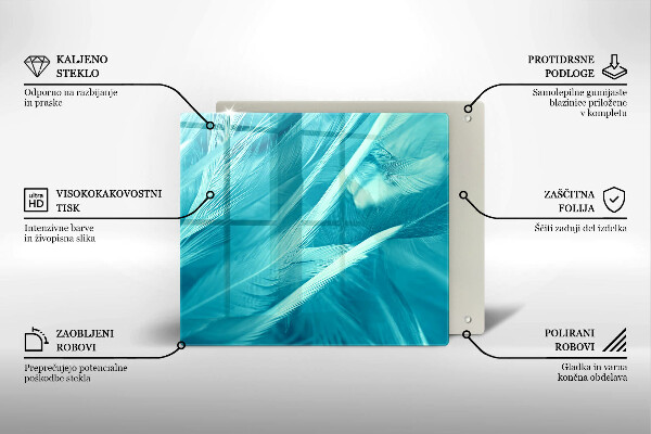 Skydd för induktionsspis unik Fina fjädrar