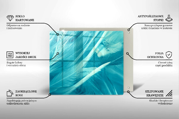 Skydd för induktionsspis unik Fina fjädrar