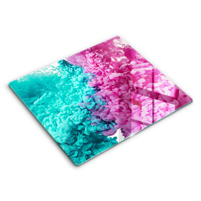 Skydd för induktionsspis unik Turkos-rosa rök