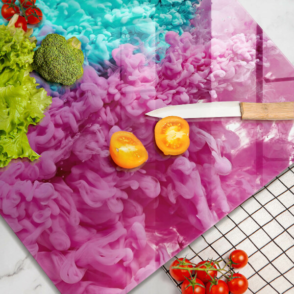 Skydd för induktionsspis unik Turkos-rosa rök