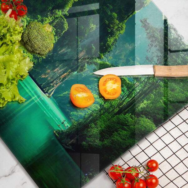 Skydd för induktionsspis unik Lagun landskap