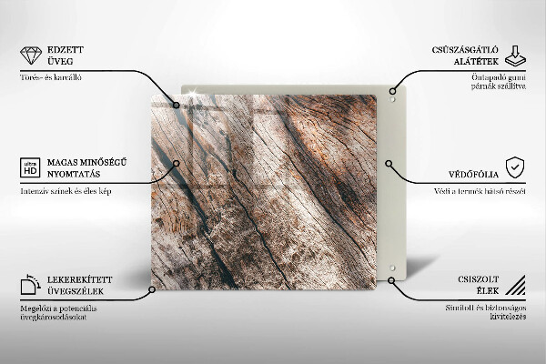 Glashällskydd unik Trästruktur