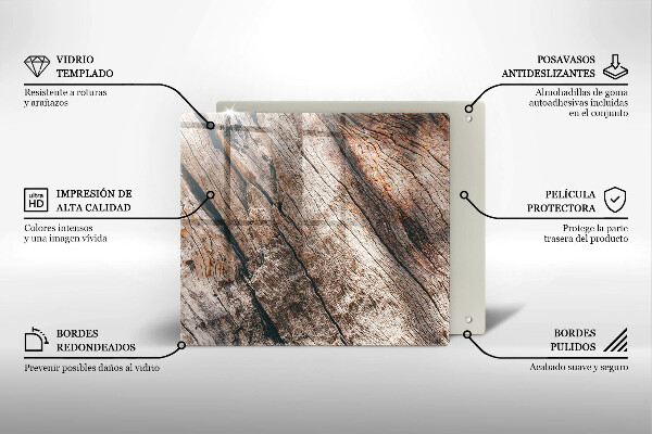 Glashällskydd unik Trästruktur