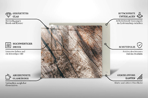 Glashällskydd unik Trästruktur
