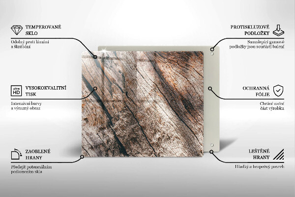 Glashällskydd unik Trästruktur