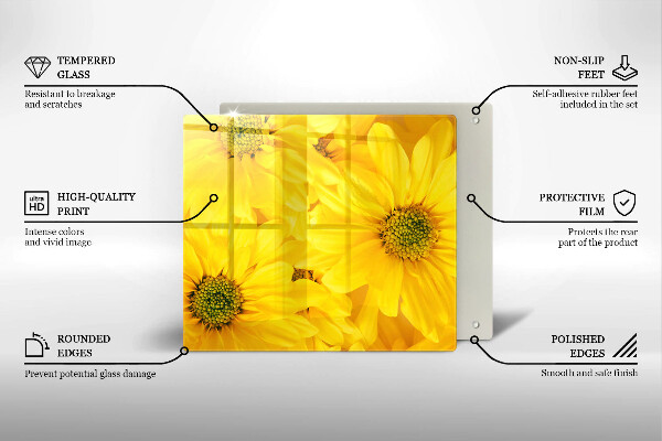 Glashällskydd unik Blomblad