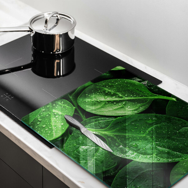 Glashällskydd unik Basilikablad