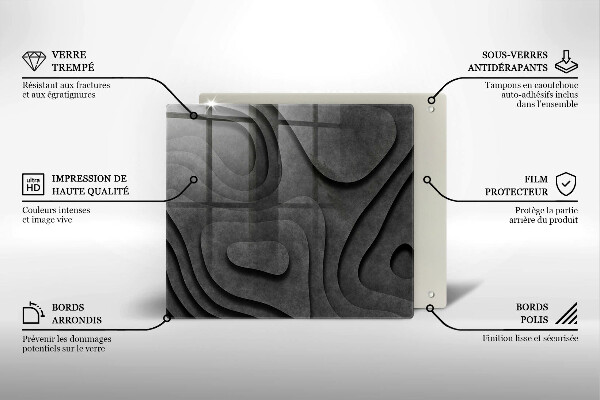 Glashällskydd unik 3D stenformer