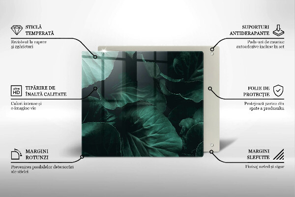 Kokkärlskydd unik Vilda mörka blad