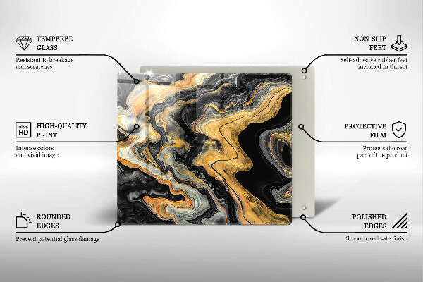 Kokkärlskydd unik Abstrakt struktur