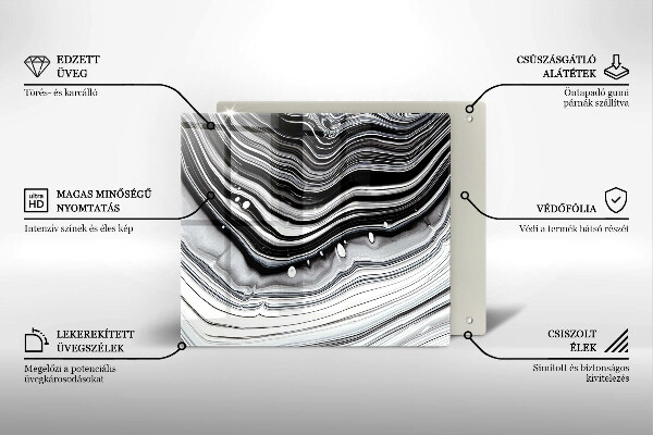 Kokkärlskydd unik Bläckabstraktion