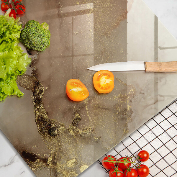 Skydd för induktionsspis unik Guld abstraktion