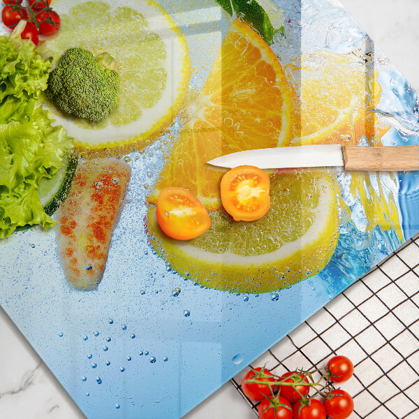 Spisskyddsplatta unik Saftigt citrusvatten