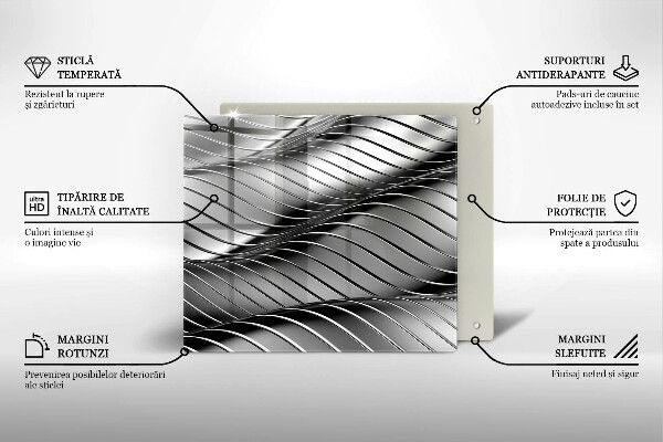 Glashällskydd unik 3D metallstruktur