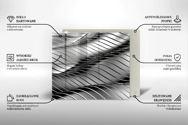 Glashällskydd unik 3D metallstruktur