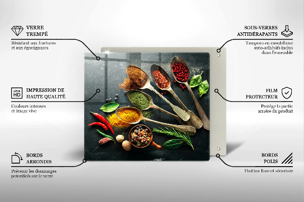 Kokkärlskydd unik Köksskedar av kryddor