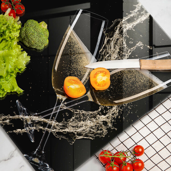 Skydd för induktionsspis unik Glas champagne