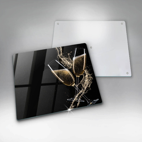 Skydd för induktionsspis unik Glas champagne