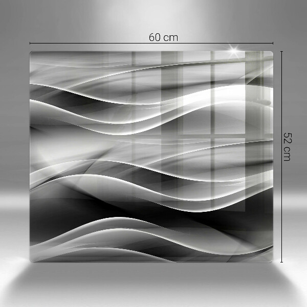 Skydd för induktionsspis unik Abstraktion mjuka linjer