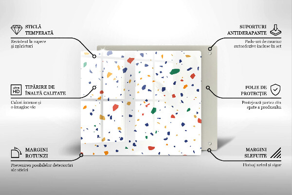 Skydd för induktionsspis unik Färgglatt stengods
