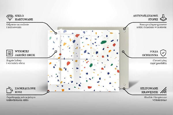 Skydd för induktionsspis unik Färgglatt stengods