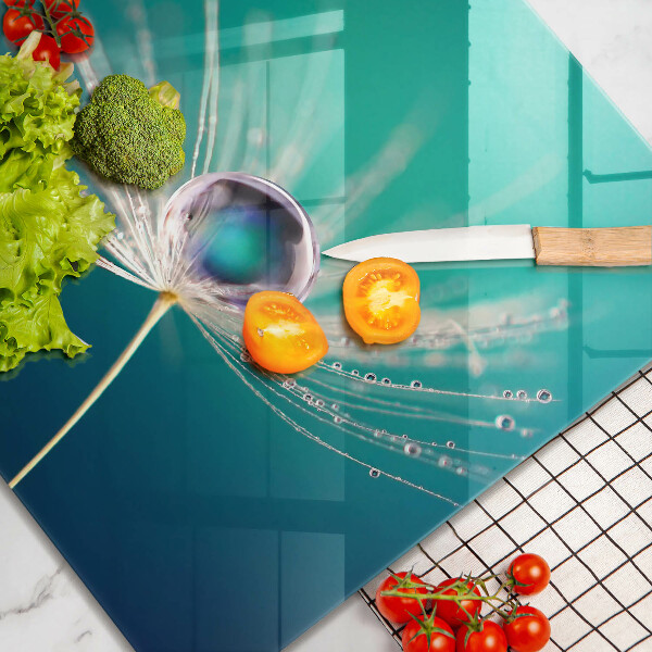 Skydd för induktionsspis unik Dagg på en maskros