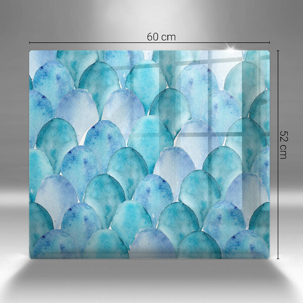 Skydd för induktionsspis unik Akvarell skalor