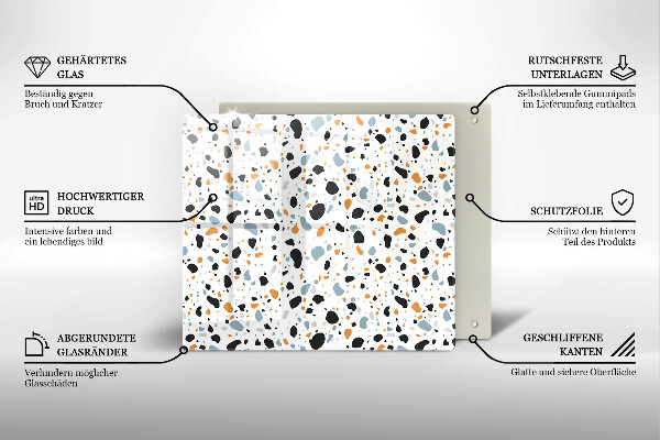 Skydd för induktionsspis unik Dekorativt stengods