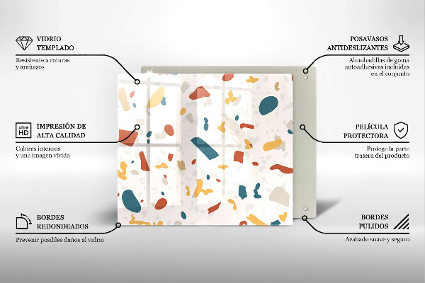 Skydd för induktionsspis unik Dekorativt stengods