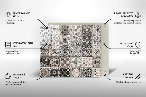 Glashällskydd unik Dekorativa plattor