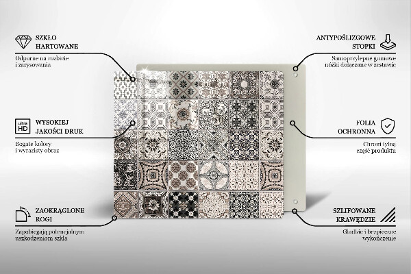 Glashällskydd unik Dekorativa plattor