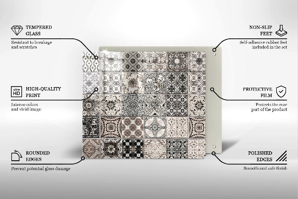 Glashällskydd unik Dekorativa plattor