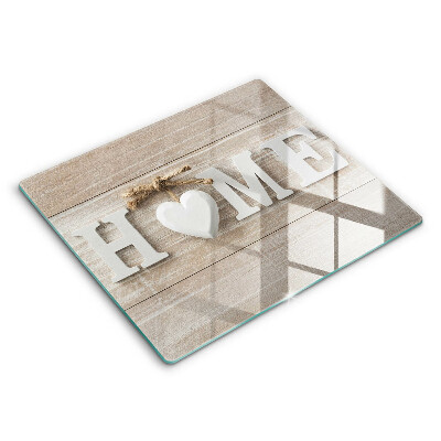 Spisskyddsplatta unik Tavlor och inskriptionen Hem