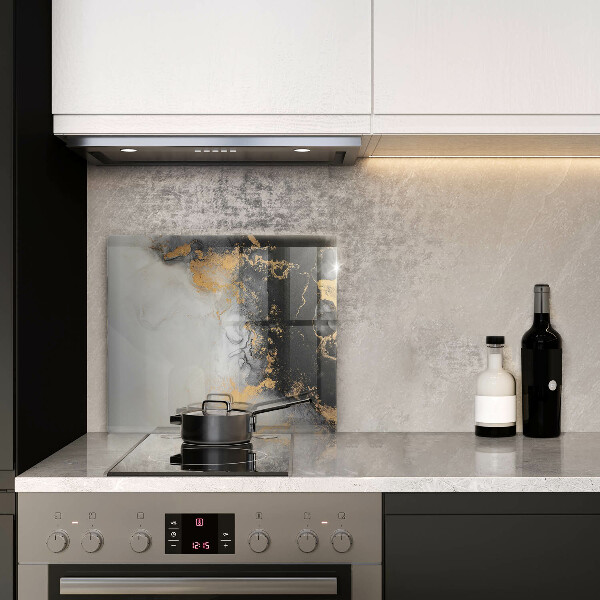 Skydd för induktionsspis unik Abstraktion med guld