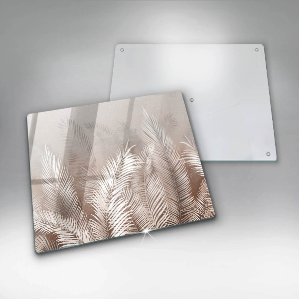 Skydd för induktionsspis unik Boho vegetation löv